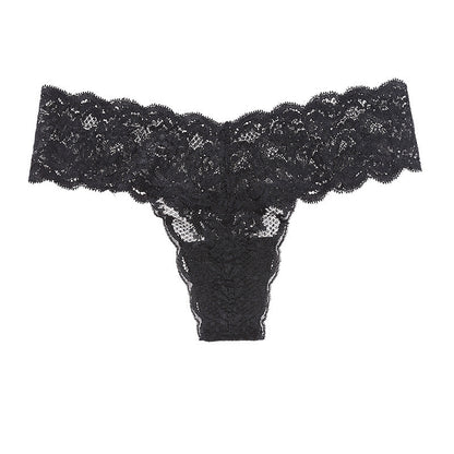 T-back Lace Seamless Low Waist Panties