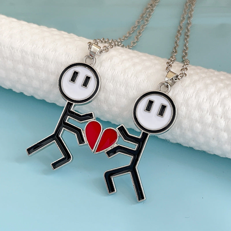 50% DE DESCUENTO AHORA!!! Collar de amor de dibujos animados de personalidad de moda