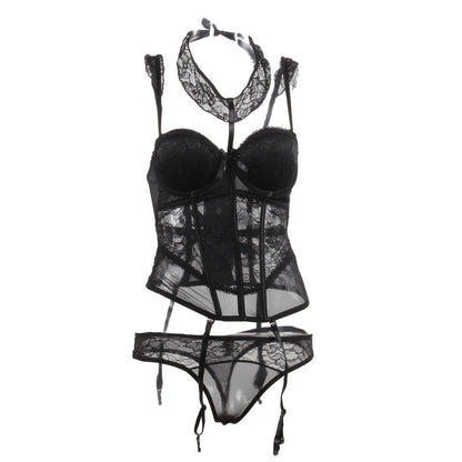 Erotic Lingerie Lace Shapewear Vest (M ONLY)