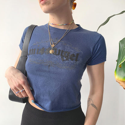 Vintage Patch Embroidered T-shirt