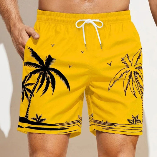 Pantalones de playa sueltos para hombre con estampado 3D