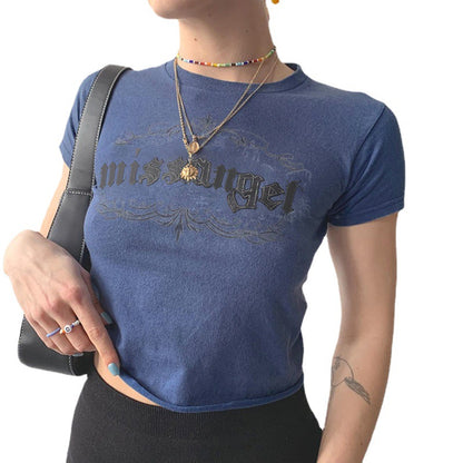 Vintage Patch Embroidered T-shirt