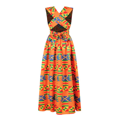Beautiful Nubian Print Maxi Dresses