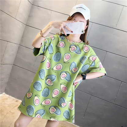 Avocado Photo Casual  Loose Fit T-shirt