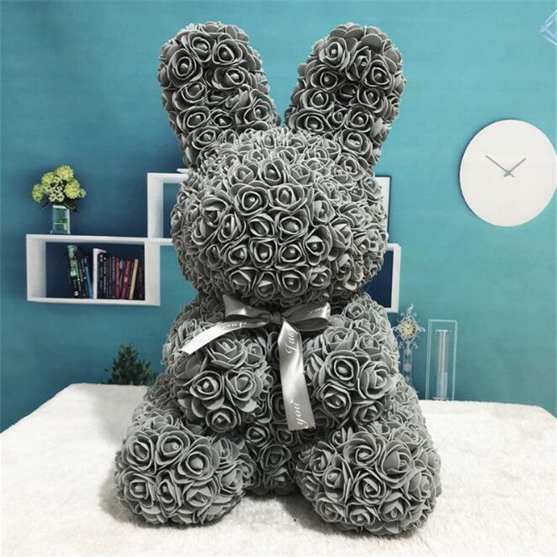 45cm Roses Valentines Day Flower Rabbit