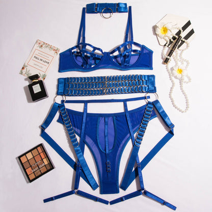 Gather Chest Strap Hollowed Out Lingerie