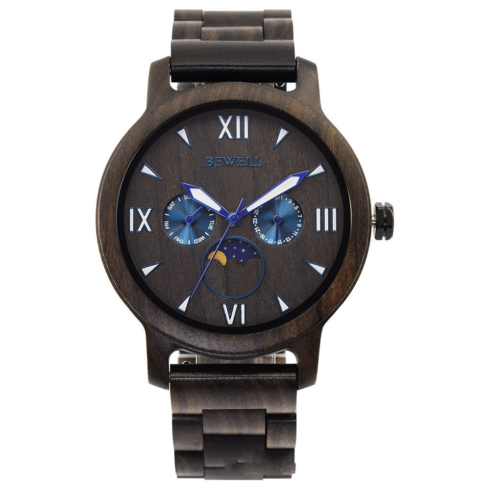 Reloj de madera de cuarzo deportivo de moda