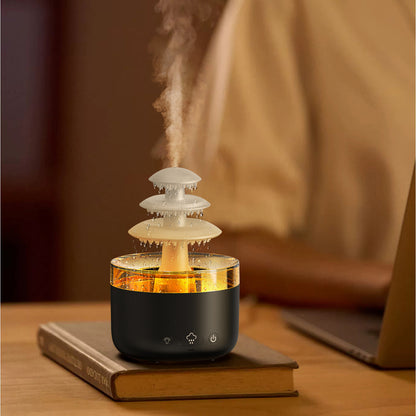 New Cloud Rain Air Humidifier With Colorful Light