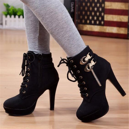 All Season Adorable Platform Stiletto Boots