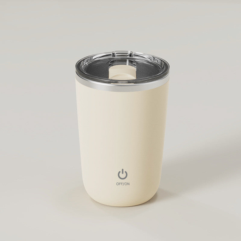 Taza automática de agitación automática de 350ml, taza mezcladora de jugo de leche y café, taza giratoria perezosa eléctrica de acero inoxidable, taza agitadora magnética, utensilios de cocina