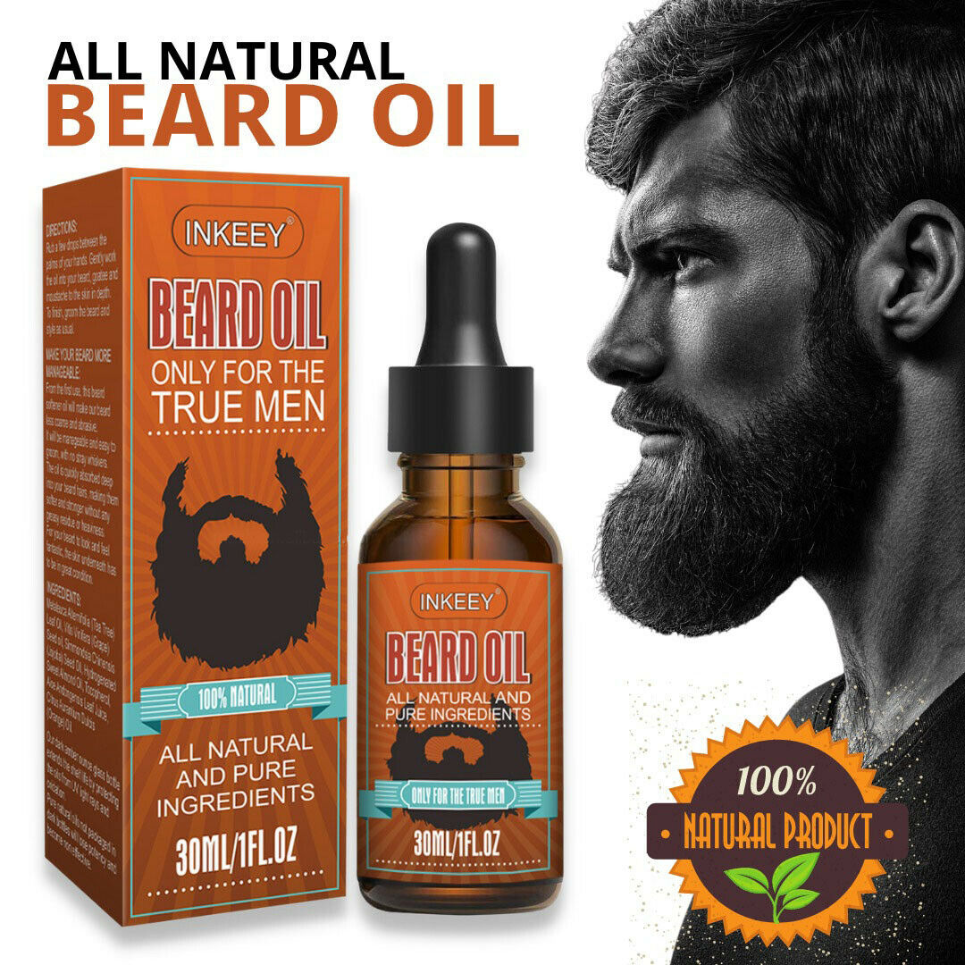 Aceite de barba para hombres, aceite para el crecimiento del cabello, suero para el cuidado del bigote, humectante creciente, EE. UU.