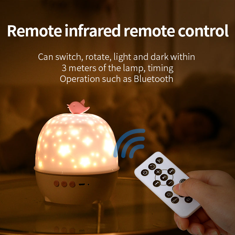 6 Kinds Of Projection Patterns Bluetooth Sound Lamp