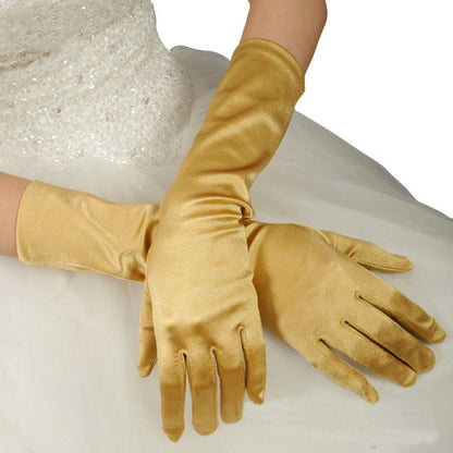 Wedding Dress Banquet Holiday Gloves Multicolor