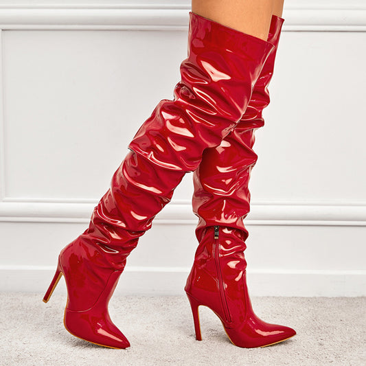 Knee High Long  High Heel Party Boots