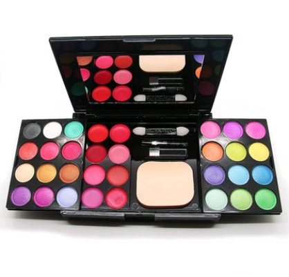 Bandeja de maquillaje combinada con discos de 39 colores