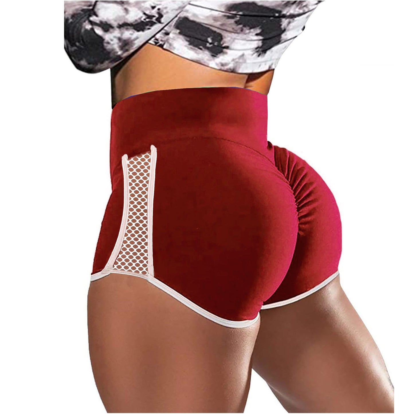 Women's Fashion Hollowed-out Stitching Shorts