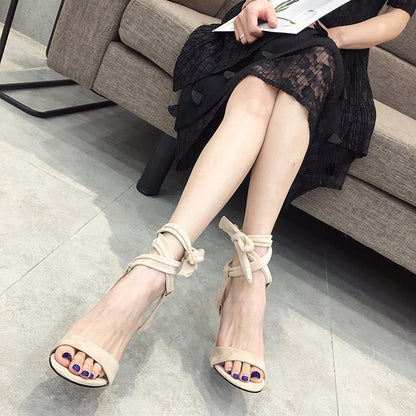 Ankle Strapped Sandals w/ Stiletto Heels