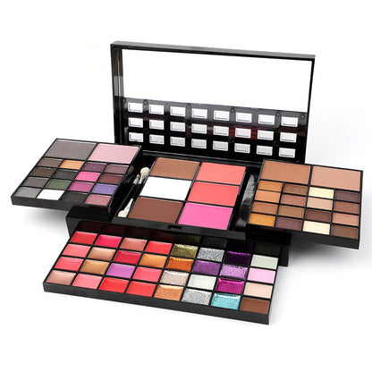 74 Colors Lip, Gloss, Blush, Eyeshadow, Highlight, Combination Set