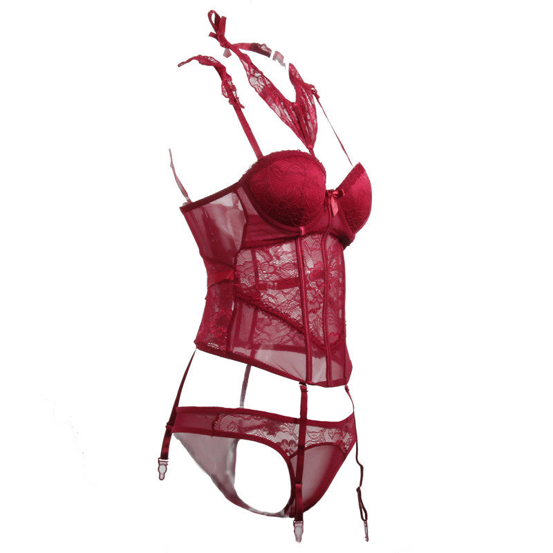 Erotic Lingerie Lace Shapewear Vest (M ONLY)