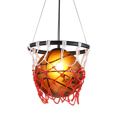 American Chandelier Retro Basketball Light Creative Restaurant Gymnasium