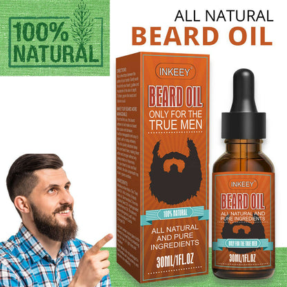 Aceite de barba para hombres, aceite para el crecimiento del cabello, suero para el cuidado del bigote, humectante creciente, EE. UU.