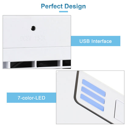 Enfriador portátil personal 4 en 1 Unidad de aire acondicionado de CA Humidificador con ventilador de aire Ventilador de enfriamiento de aire acondicionado portátil mejorado 4 en 1 Tienda de campaña para el hogar y la oficina de 3 velocidades