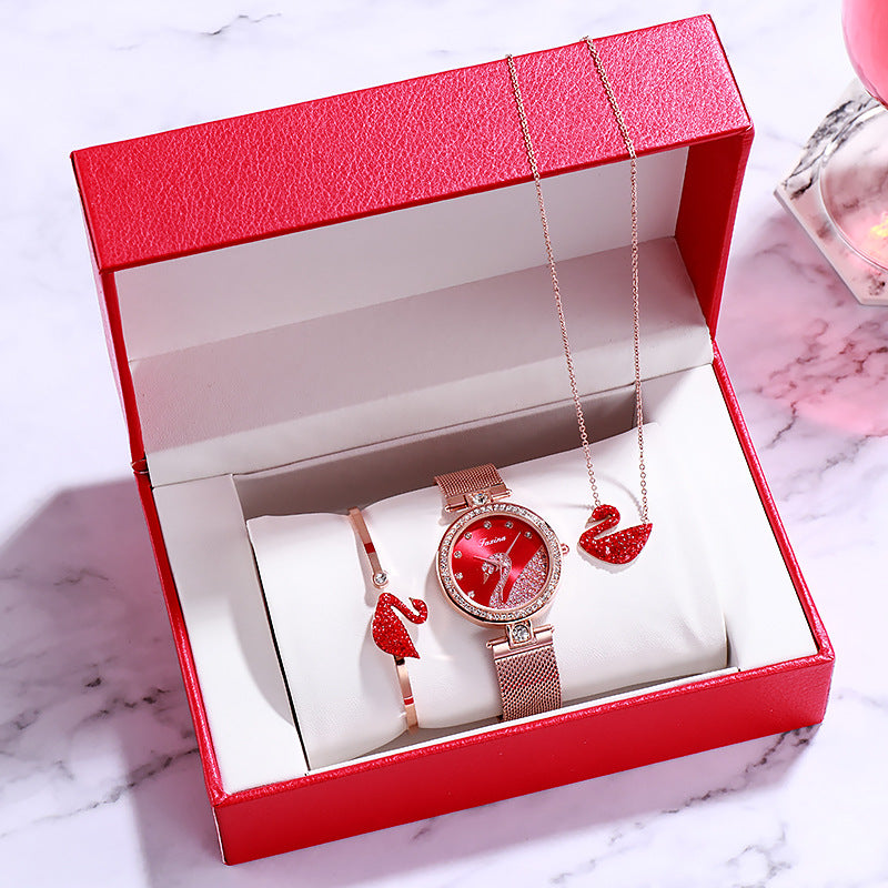 Set de regalo de reloj de mujer para el día de San Valentín