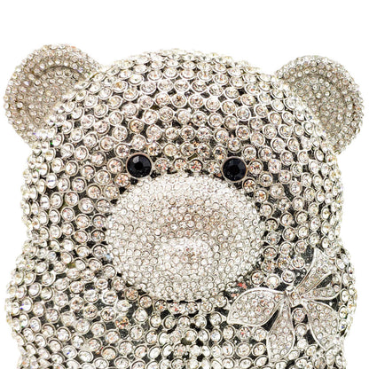 Bear Diamond Party Clutch Ladies Evening Bag