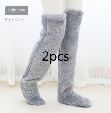 Over Knee High Fuzzy Long Socks