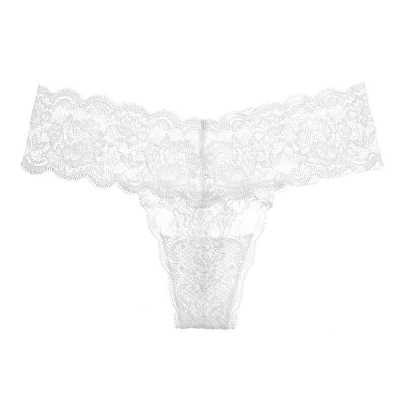 T-back Lace Seamless Low Waist Panties