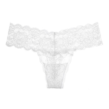 T-back Lace Seamless Low Waist Panties