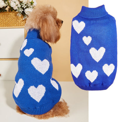 Valentine's Day Love Dog Knitted Sweater