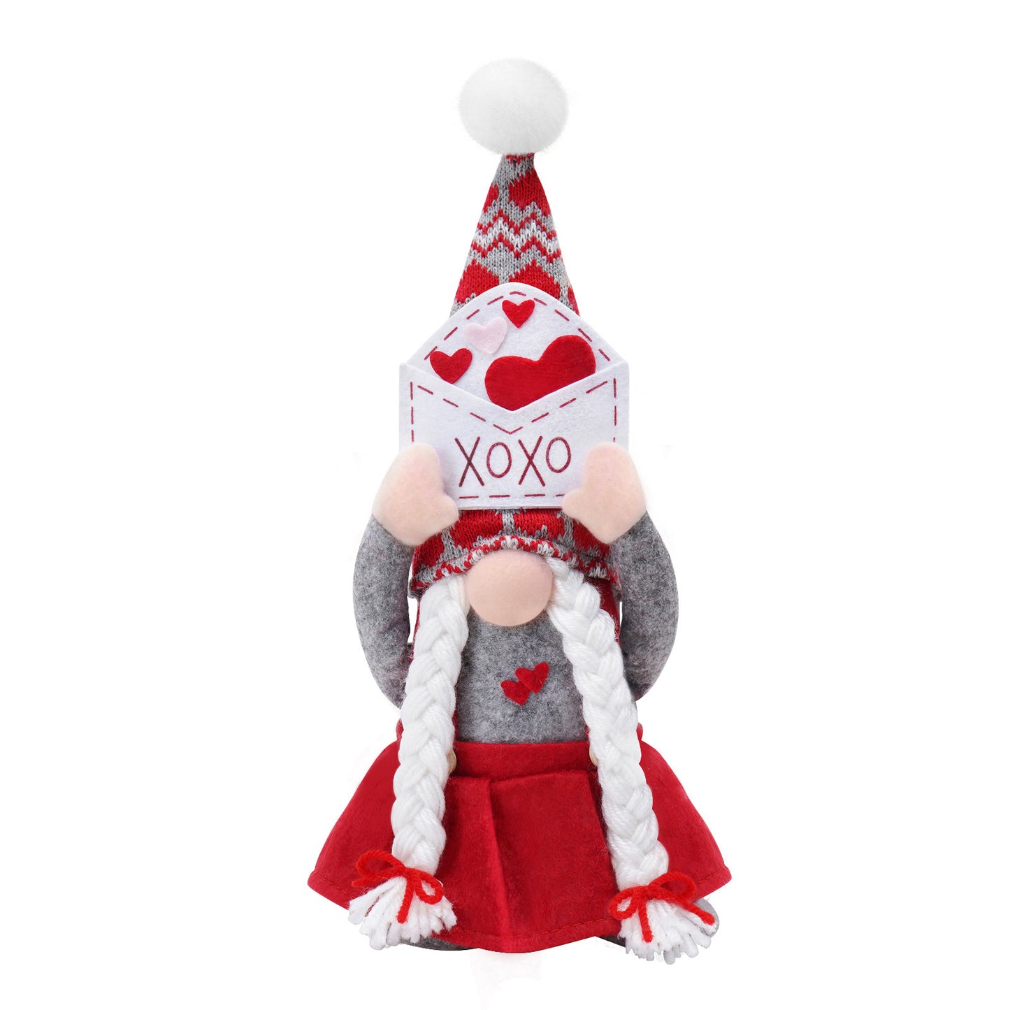 Valentine's Day Faceless Doll Raise Hand Decoration