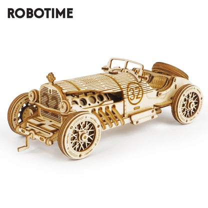 3D Wooden Puzzle Assembly Racing Car