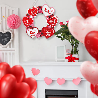 Listado de amor de decoración de fiesta de San Valentín