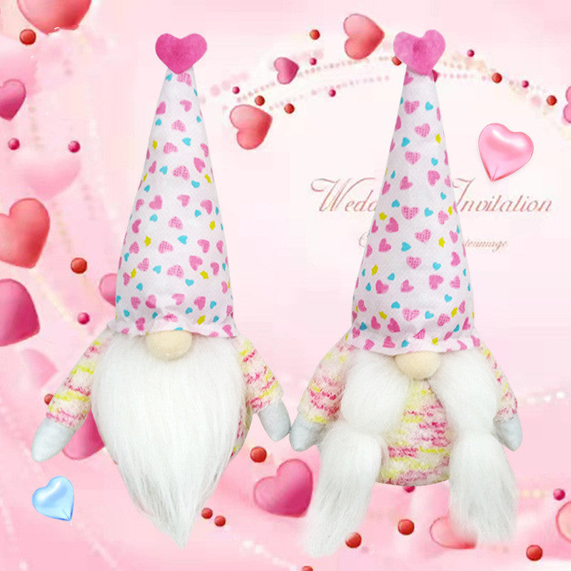 Love Valentine's Day Faceless Doll Ornamental Gift