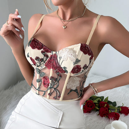 Women's High-End Design Embroidered Vest