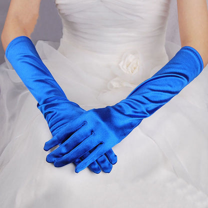 Wedding Dress Banquet Holiday Gloves Multicolor