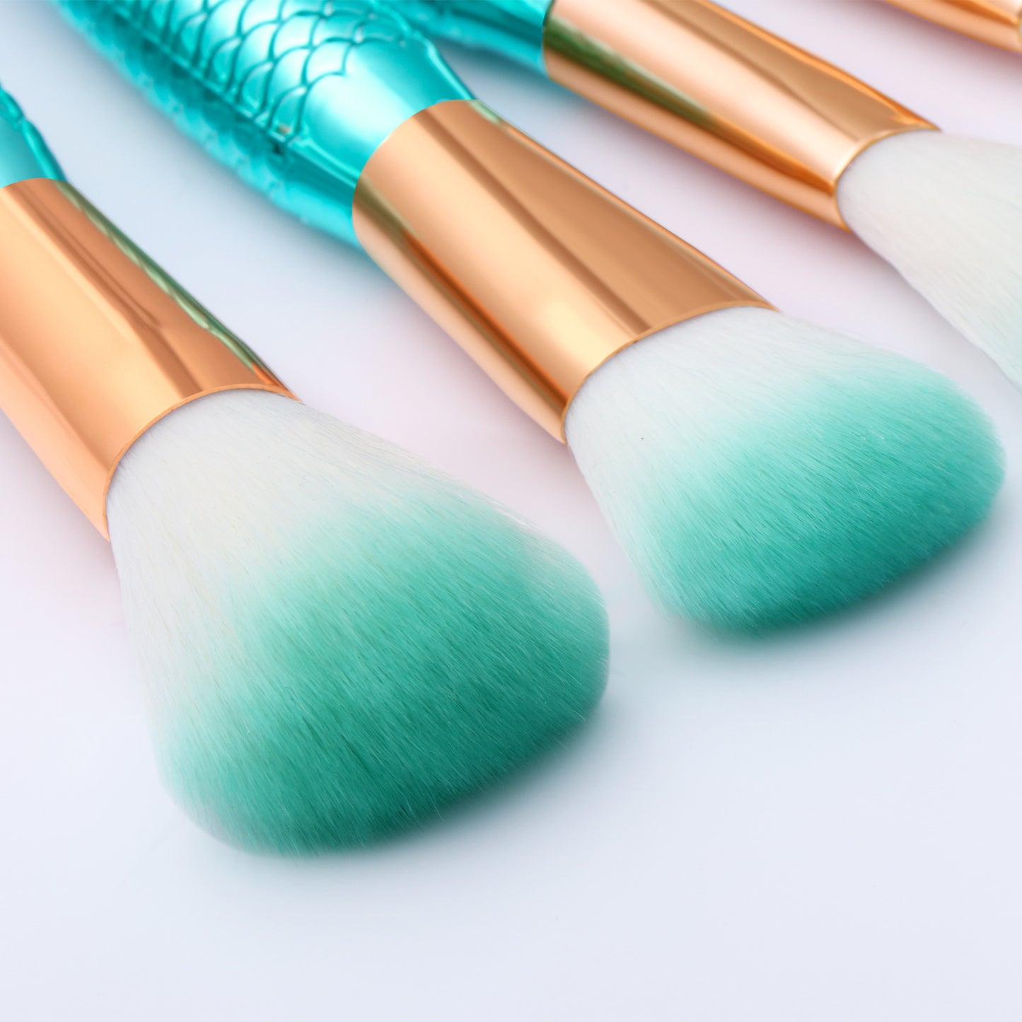 Mermaid Shaped Makeup Brushes