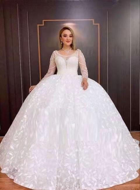 New Elegant Designer Cut Bridal Dress