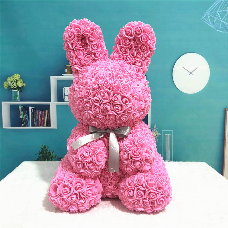 45cm Roses Valentines Day Flower Rabbit