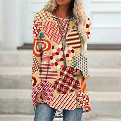 Love Print Long Sleeve Top