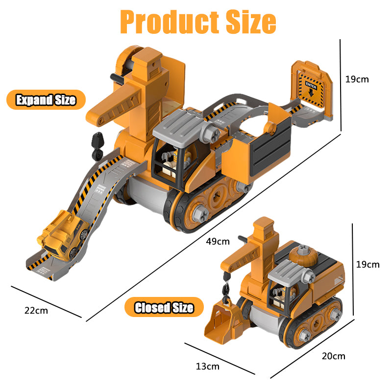 4 In 1 Deformation Engineering Scene Excavator Toy