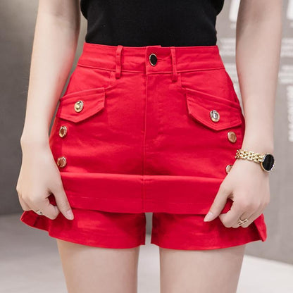 Women's Fashion Denim Short Culotte