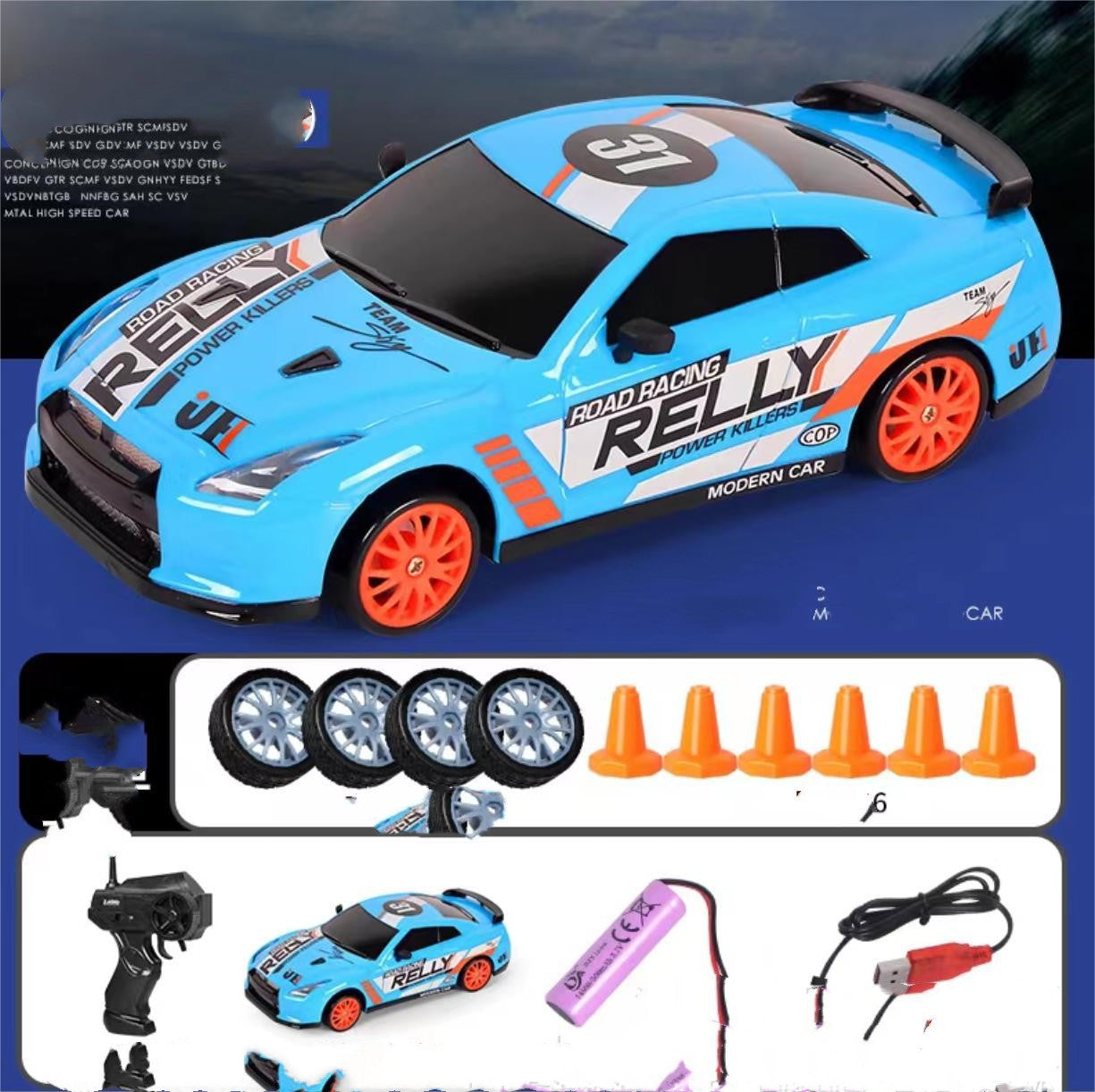 2.4G Drift Rc 4WD RC Drift Control remoto GTR RC Coche de carreras