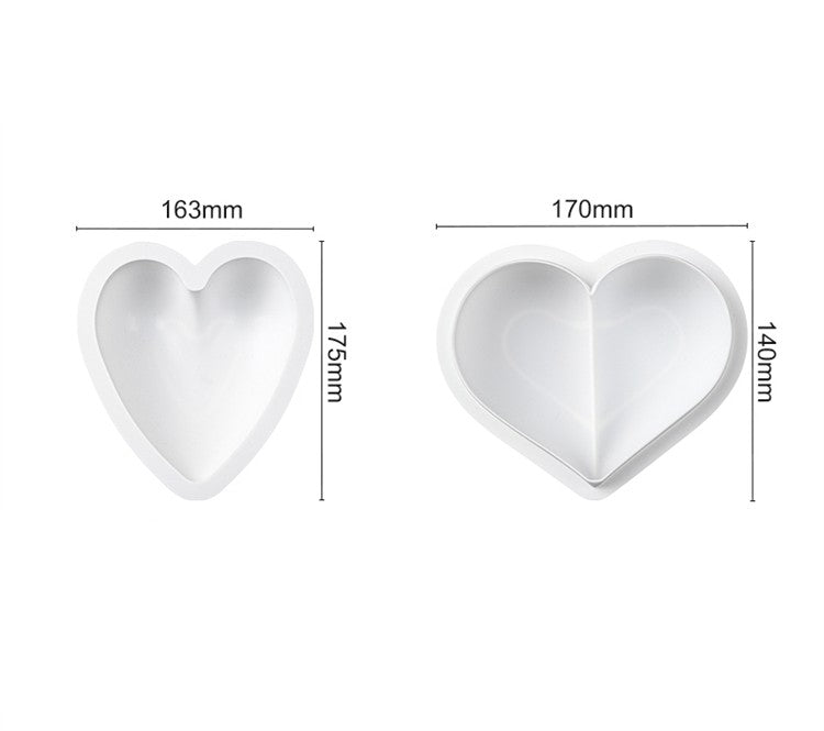 Molde de pastel de amor de San Valentín en forma de corazón