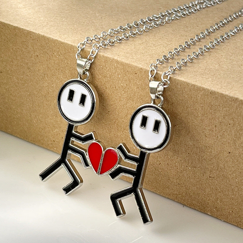 50% OFF NOW!!!  Fashion Personality Cartoon Love Necklace