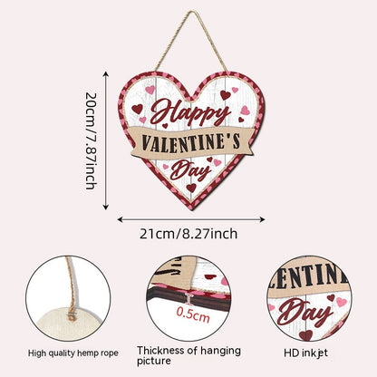 Valentine's Day Round Door Hanging