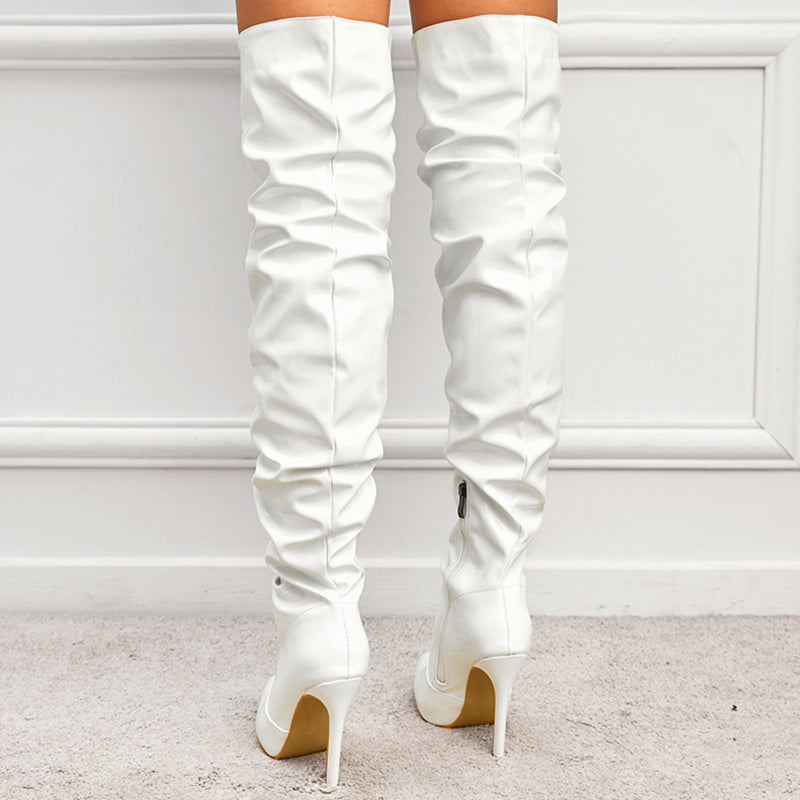 Knee High Long  High Heel Party Boots