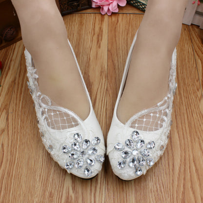 Adorable White Wedding Event Shoes